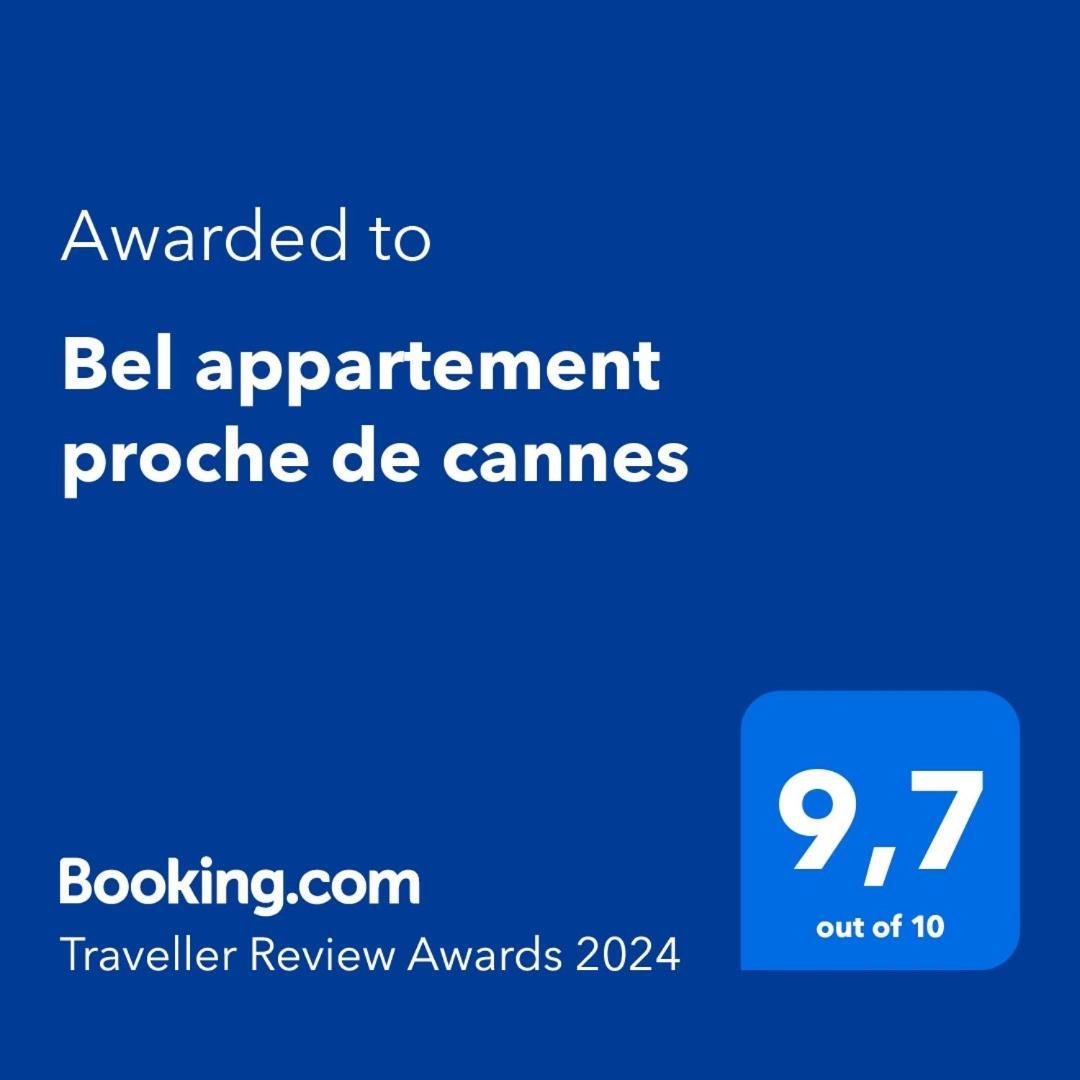 Bel Appartement Proche De Cannes Vallauris Bagian luar foto